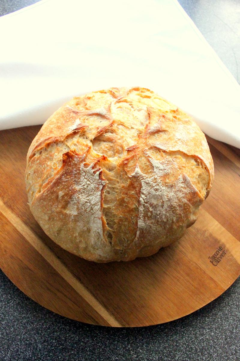 Rezeptbild: Sauerteig No-Knead Brot