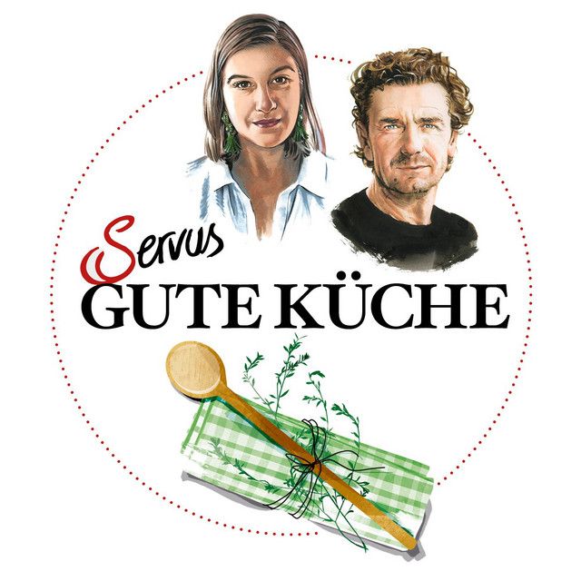 Podcast Logo Servus Gute Küche