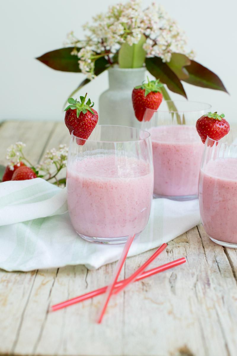 Rezeptbild: Erdbeer-Vanille-Shake 
