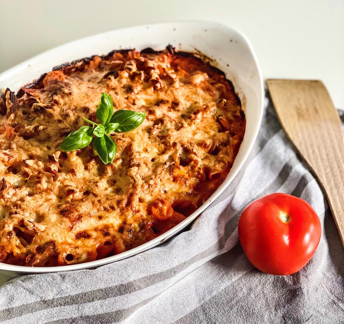 Rezeptbild: Hackfleisch-Nudel-Auflauf - einfach und lecker