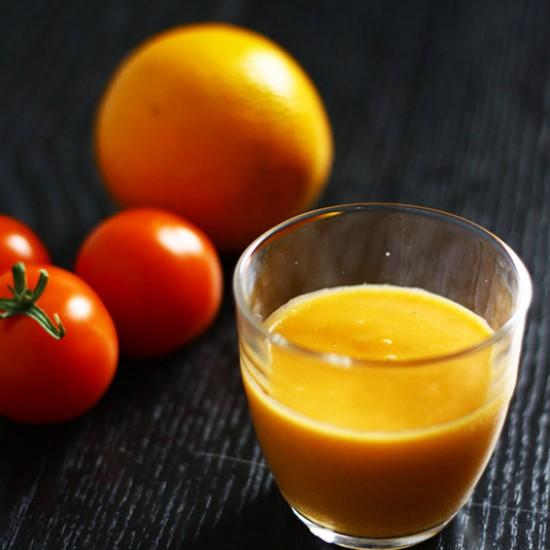 Rezeptbild: Orangen-Tomaten-Süppchen