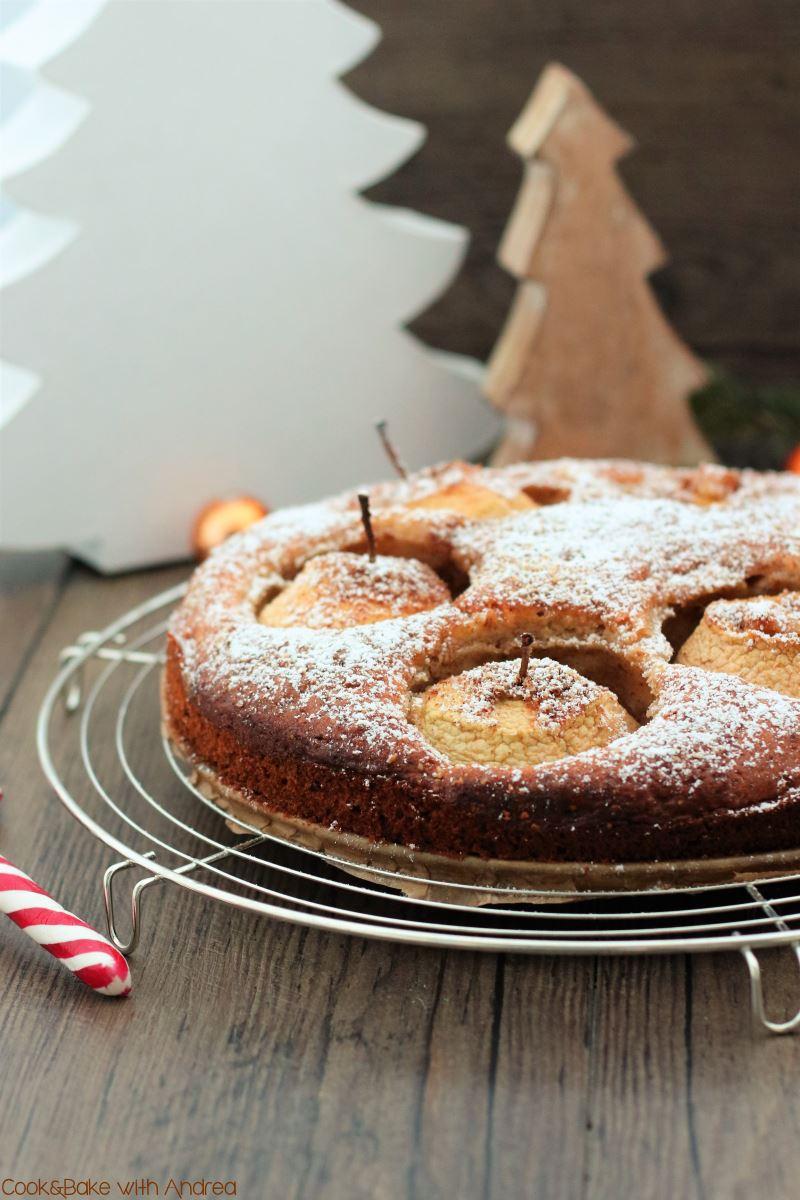 Rezeptbild: Bratapfelkuchen mit Marzipan und Gewinnspiel