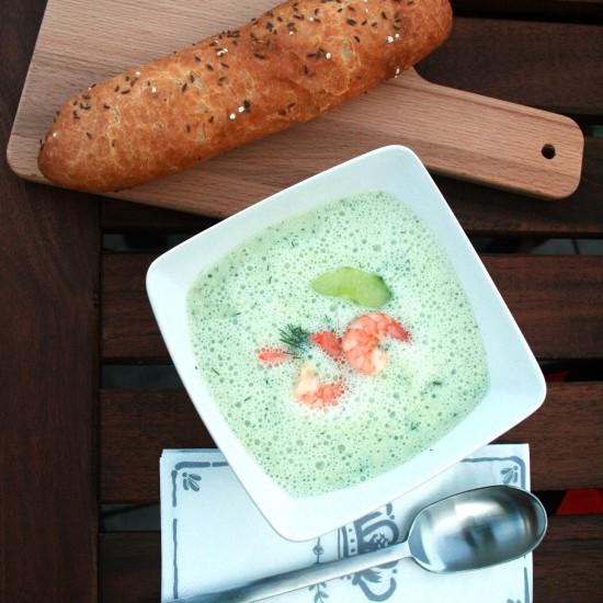 Rezeptbild: Geeiste Gurkensuppe