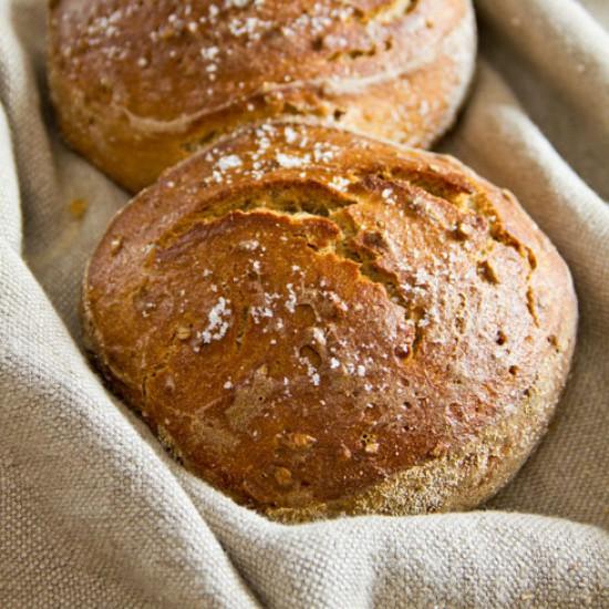 Rezeptbild: Bierbrot mit Fleur de Sel