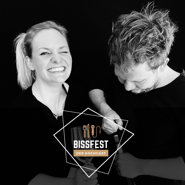 Podcast Logo BISSFEST – Der Kochcast | Geiles Essen schnell & einfach