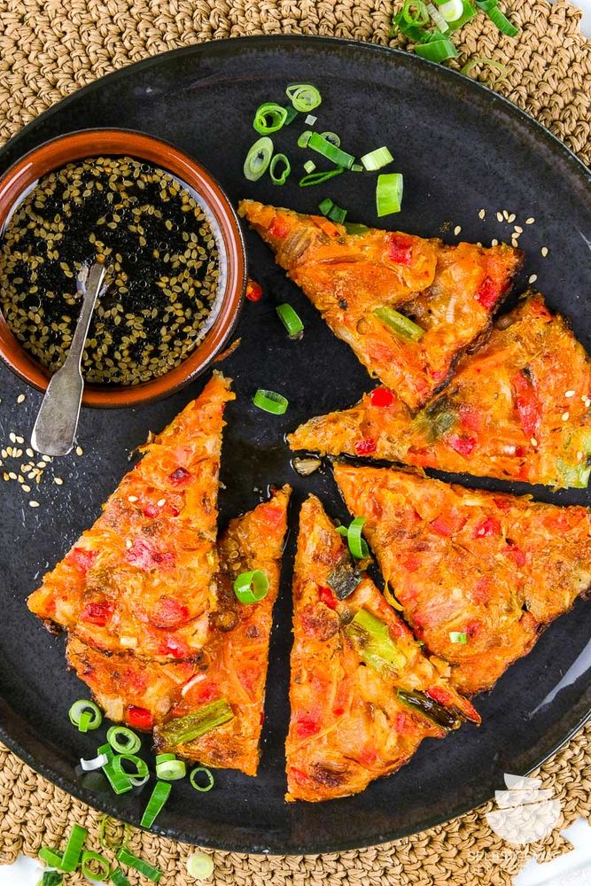 Rezeptbild: Koreanische Kimchi Pfannkuchen (Kimchijeon)