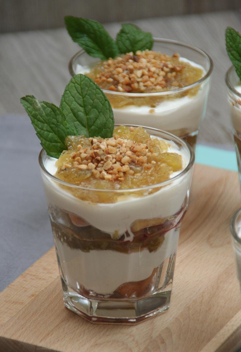 Rezeptbild: Rhabarber-Tiramisu