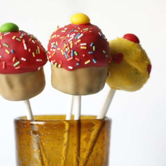 Rezeptbild: Cupcake Lollipops