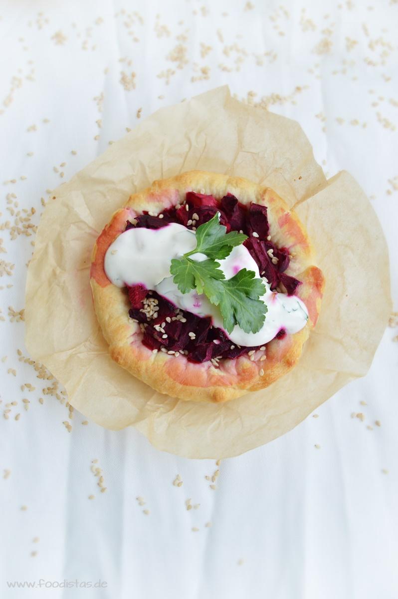 Rezeptbild: Rote Bete Pizza