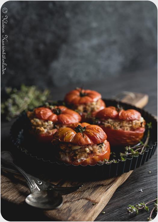Rezeptbild: Gefüllte Tomaten mit Reis