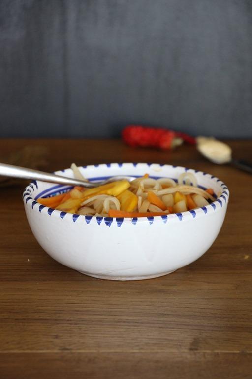 Rezeptbild: Veggie Pad Thai mit Erdnuss - Ingwer - Soße