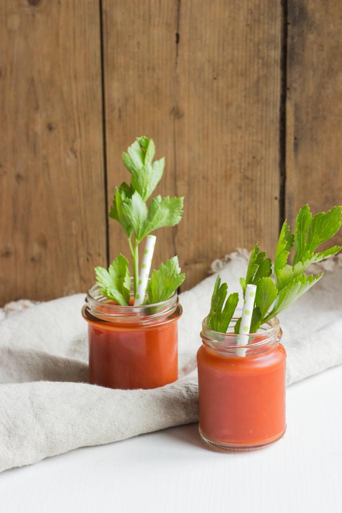 Rezeptbild: Bloody Mary mit Staudensellerie