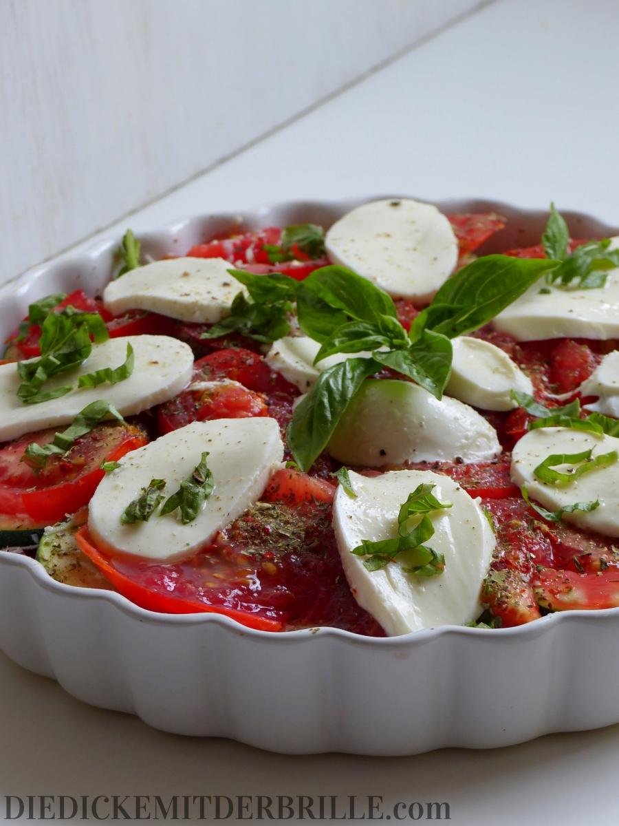Rezeptbild: Tomaten-Zucchini-Auflauf