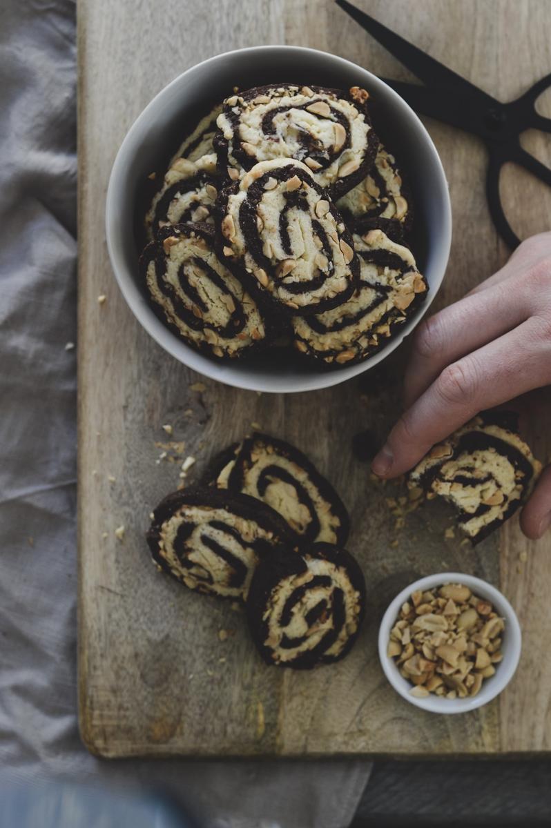 Rezeptbild: Erdnuss-Schnecken