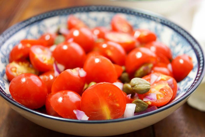 Rezeptbild: Tomaten-Salat mit Kapern