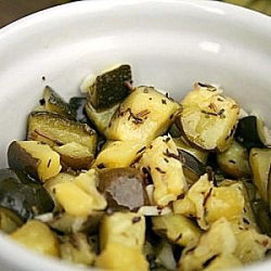 Rezeptbild: Zucchini Napoli - eingelegte Zucchini