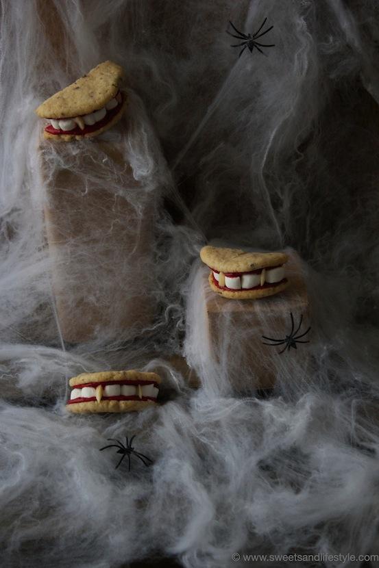 Rezeptbild: Gebisscookies für Halloween