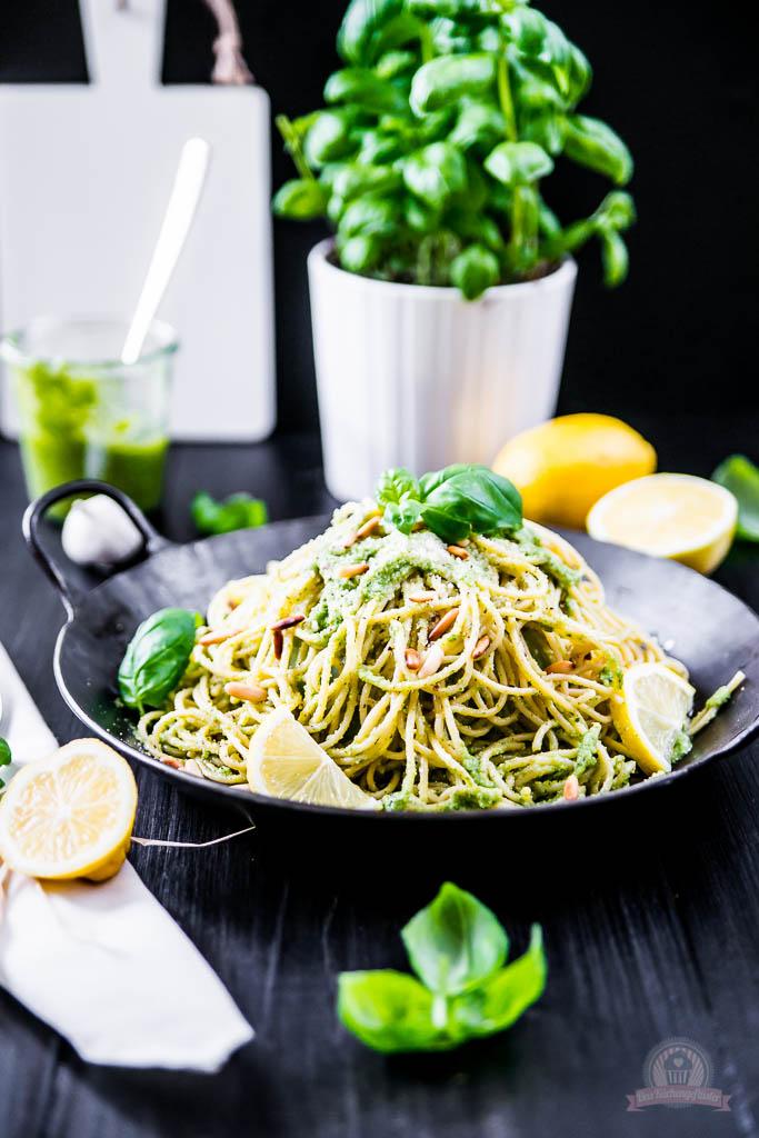 Rezeptbild: Basilikum Lemon Pasta