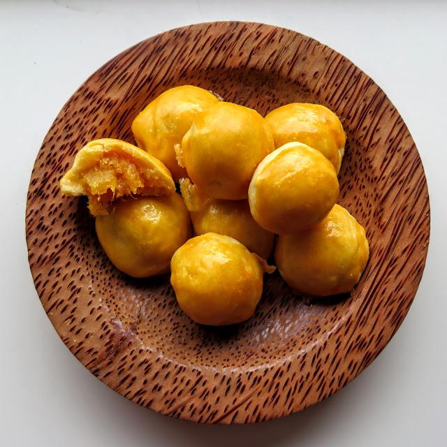 Rezeptbild: Kue Nastar, ein Ananas Küchlein aus Indonesien 