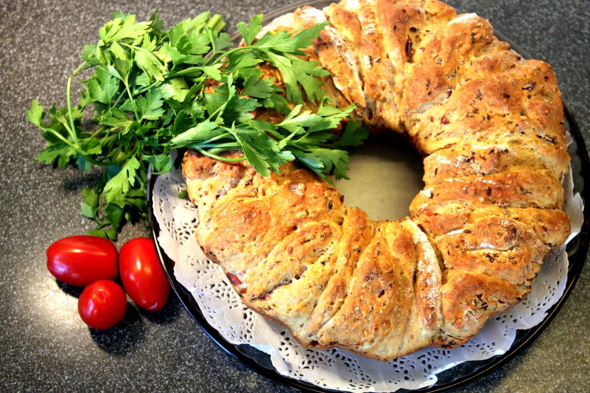 Rezeptbild: Schinken-Kaese Brot