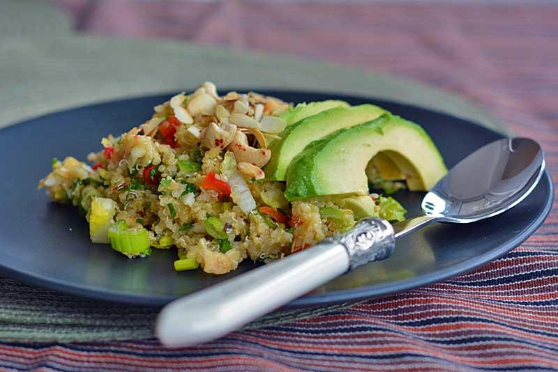 Rezeptbild: Quinoa-Salat mit Avocado
