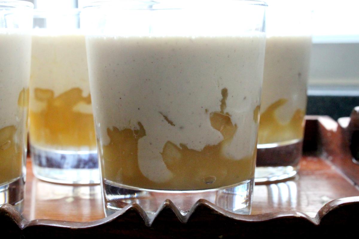 Rezeptbild: Apfel Mascarpone Dessert