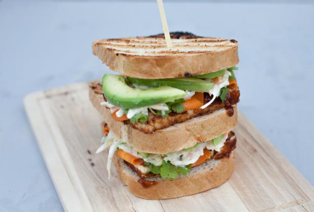 Rezeptbild: BBQ-Tofu-Sandwich