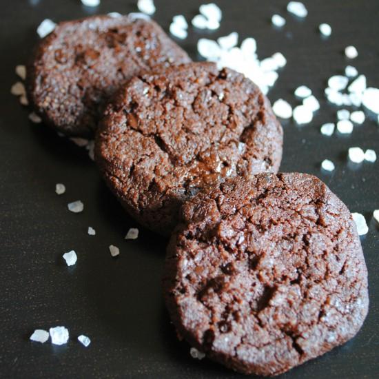 Rezeptbild: Schokocookies mit Himalayasalz