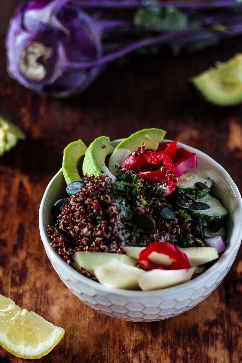 Rezeptbild: Roter Quinoa Detox Salat