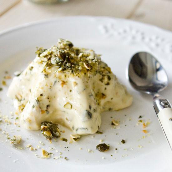 Rezeptbild: Semifreddo mit Kürbiskernkrokant