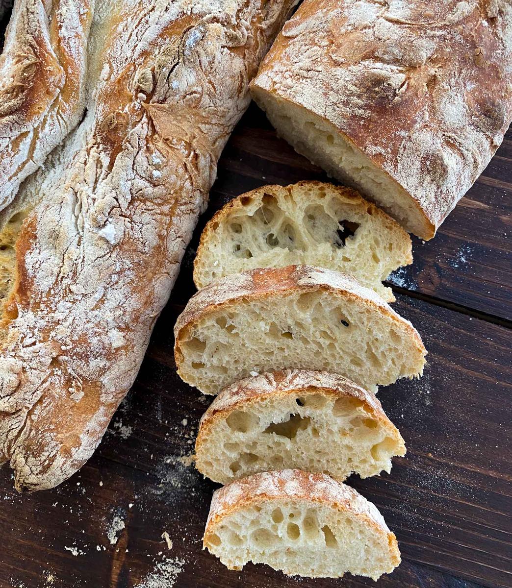 Rezeptbild: Baguette selber backen