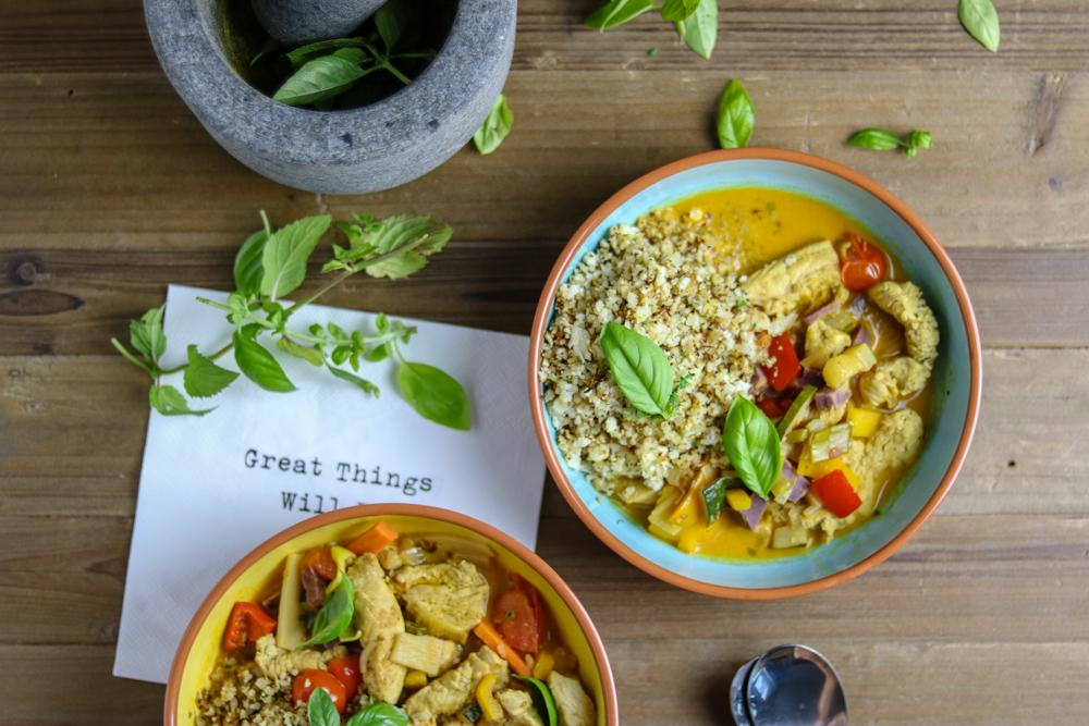 Rezeptbild: Chicken Thai Curry - Low Carb