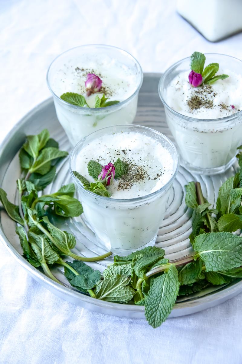 Rezeptbild: Dugh - persisches Nationalgetränk mit selbst gemachtem Joghurt