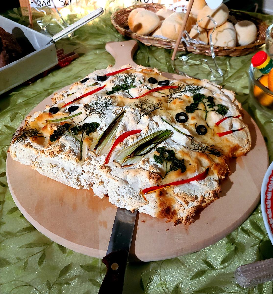 Rezeptbild: Glutenfreier verrueckter Teig - Focaccia