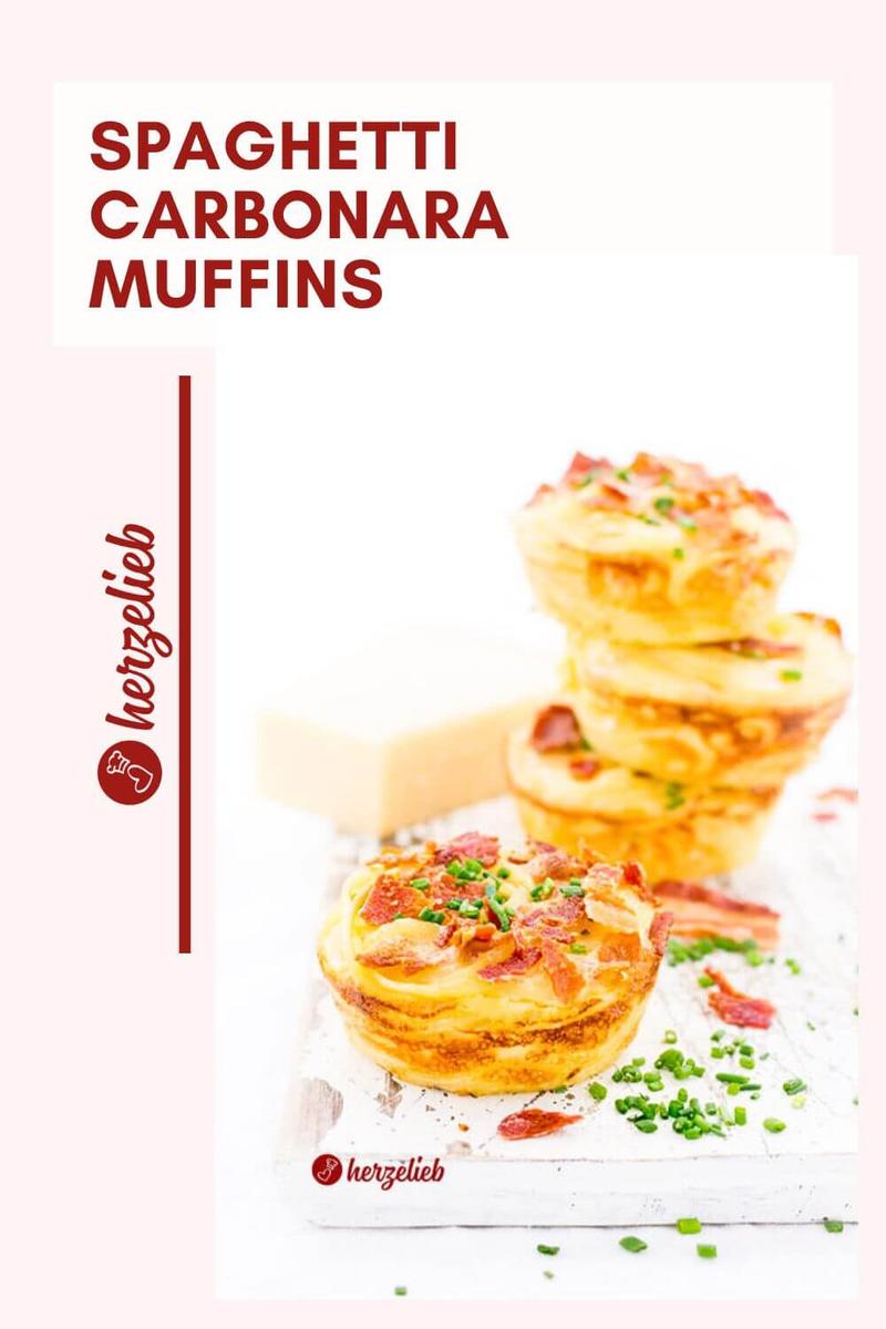 Rezeptbild: Spaghetti Carbonara Muffins