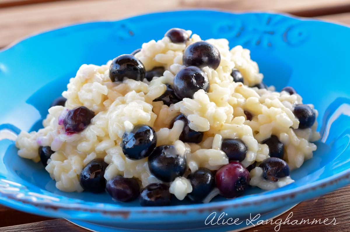 Rezeptbild: Heidelbeer-Risotto