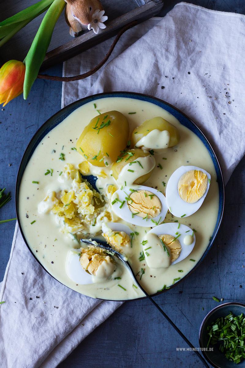 Rezeptbild: Eier in Senfsoße