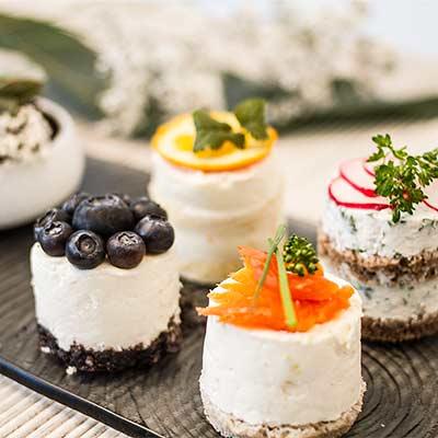 Rezeptbild: Sushi 2.0 - süße und herzhafte Törtchen zur Hochzeit