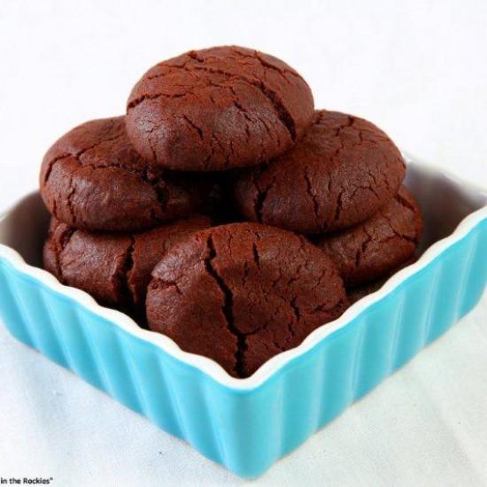 Rezeptbild: Mausi's Schoko Crackle Cookies