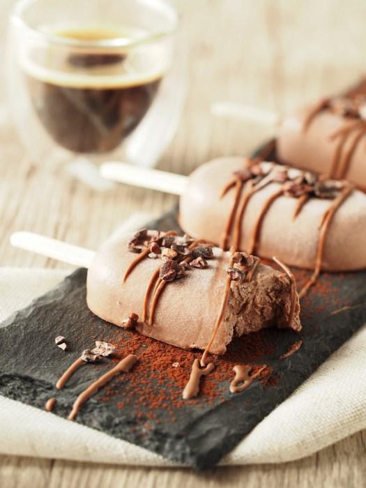 Rezeptbild: Schokoladen-Cheesecake-Popsicles