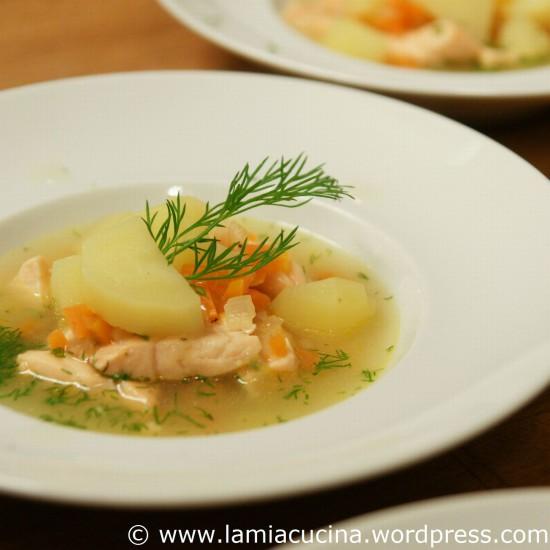 Rezeptbild: Lohikeitto,  Lachssuppe aus Finnland