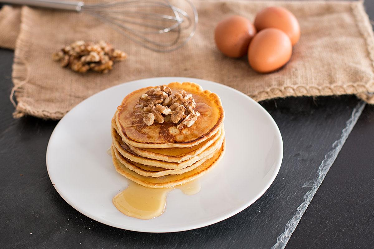 Rezeptbild: Griechische Pfannkuchen (Tiganites / Tηγανίτες)