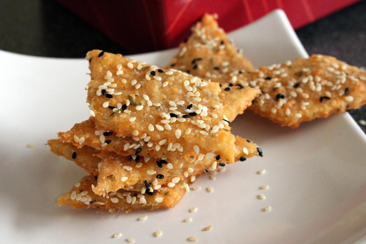 Rezeptbild: Kaese Crackers