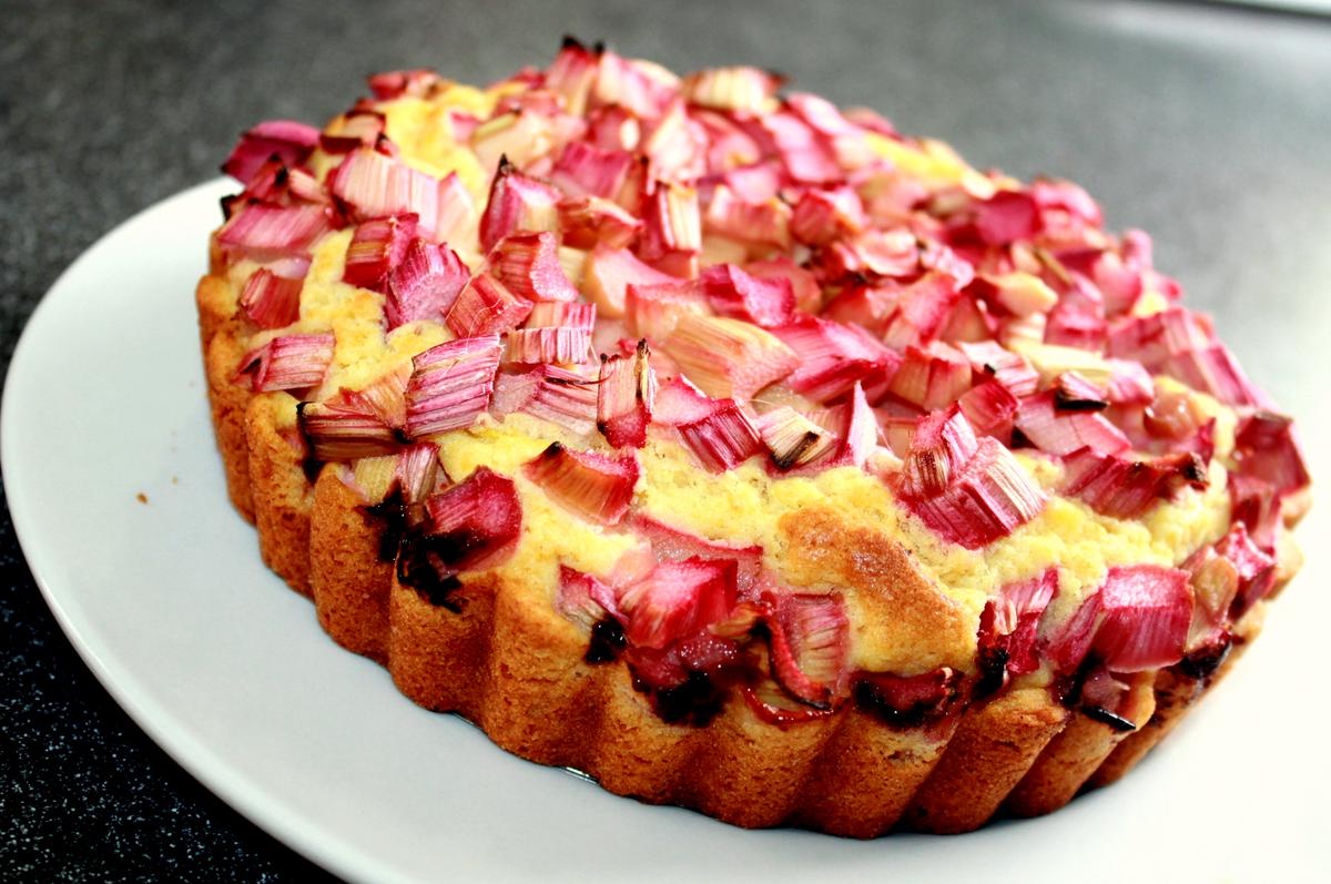 Rezeptbild: Rhabarber Kuchen