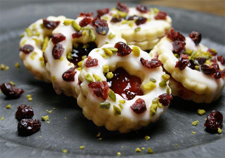 Rezeptbild: Pistazien Cranberry Kringel