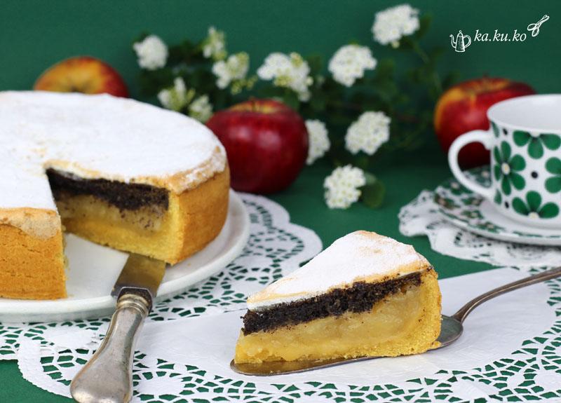 Rezeptbild: Waldviertler Mohn-Apfel-Torte