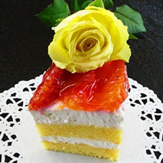 Rezeptbild: Blutorangen-Torte