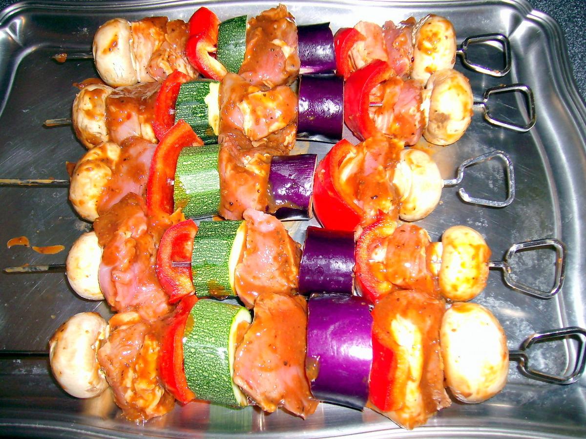 Rezeptbild: Gemischte Grillspiesse