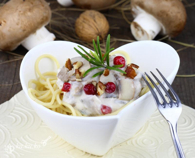 Rezeptbild: Spaghetti mit Pilz-Mascarpone-Sauce