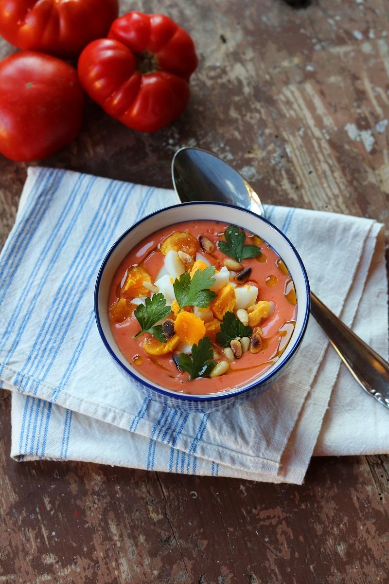 Rezeptbild: Salmorejo - Gekühlte Tomatensuppe